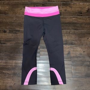 Lululemon leggings pink/black